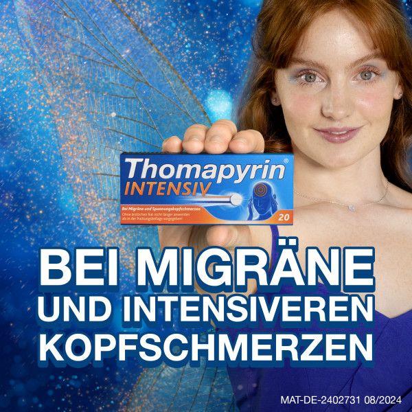 bodyguardapotheke THOMAPYRIN INTENSIV Tabletten bei Migräne & Kopfschmerzen mit ASS Paracetamol und Coffein 2025