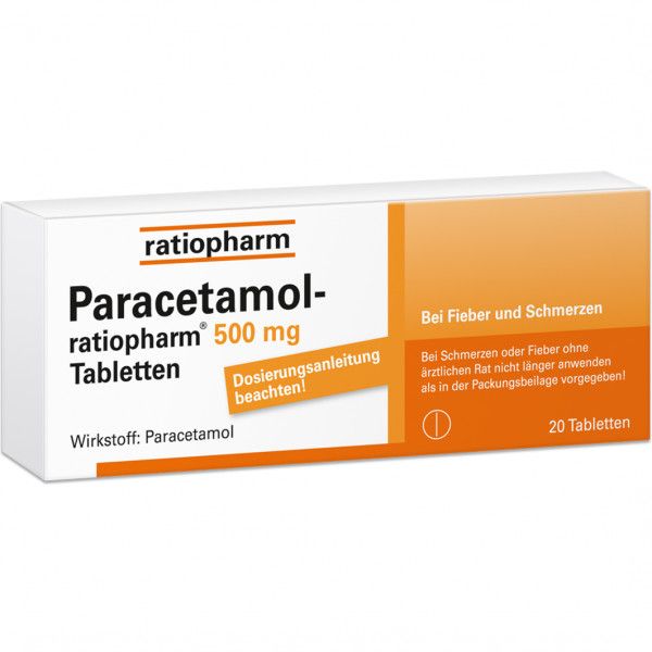 bodyguardapotheke PARACETAMOL-ratiopharm 500 mg