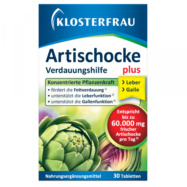 bodyguardapotheke KLOSTERFRAU Artischocke plus Tabletten Kostenlose Rückgabe