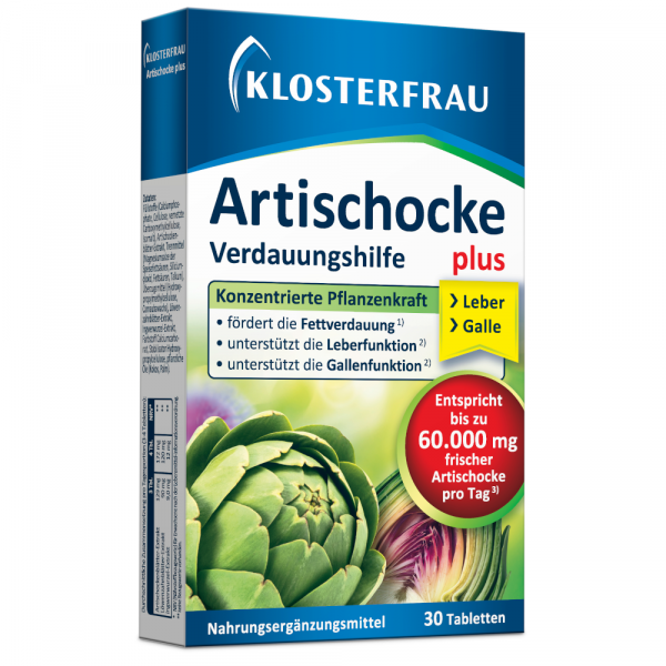 bodyguardapotheke KLOSTERFRAU Artischocke plus Tabletten Kostenlose Rückgabe