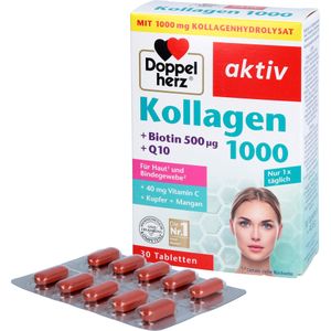bodyguardapotheke DOPPELHERZ Kollagen 1000 Tabletten Letzte 2 Tage