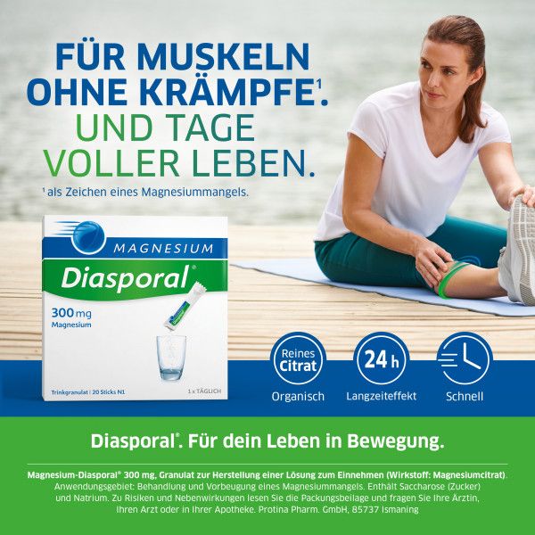 bodyguardapotheke MAGNESIUM DIASPORAL 300 mg Granulat Bis zu 60% Rabatt