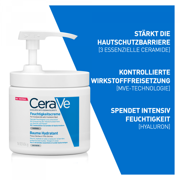 bodyguardapotheke CERAVE Feuchtigkeitscreme Pumpe 50% Rabatt mit kostenlosem Versand