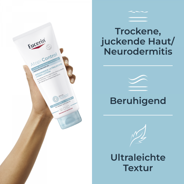 bodyguardapotheke EUCERIN AtopiControl ultraleichte Hydro-Lotion Kostenloser Versand international
