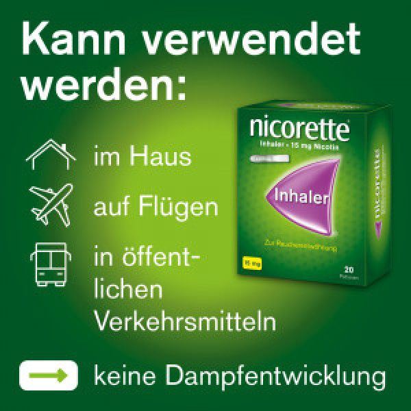 bodyguardapotheke NICORETTE Inhaler 15 mg Günstiger Verkauf