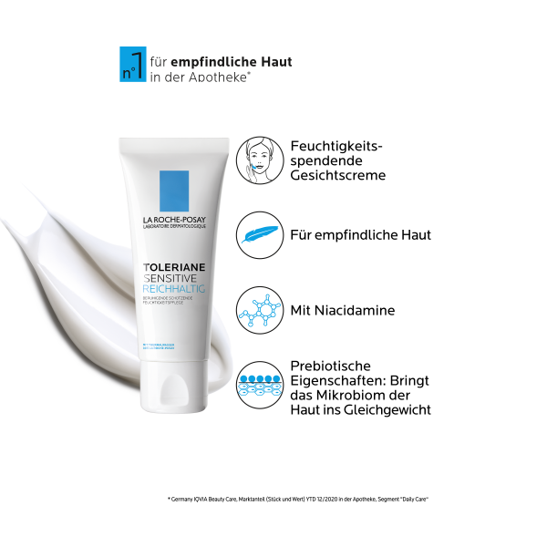 bodyguardapotheke LA ROCHE-POSAY Toleriane sensitive reichhaltige Creme Rabatt