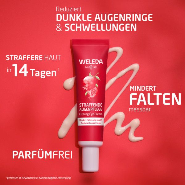 bodyguardapotheke Weleda Straffende Augenpflege Granatapfel & Maca-Peptide Weihnachtsangebot