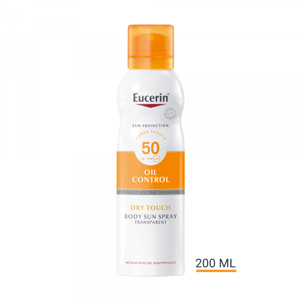 bodyguardapotheke EUCERIN Sun Oil Control Body Transp.Aerosol LSF 50 Top Angebot