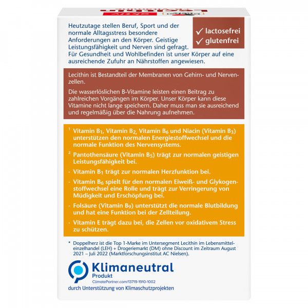 bodyguardapotheke DOPPELHERZ Lecithin+B-Vitamine Kapseln Online Outlet