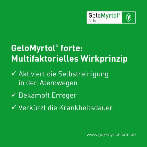 bodyguardapotheke GeloMyrtol forte bei Sinusitis und Bronchitis mit Husten & Schnupfen Zeitlich begrenztes Angebot