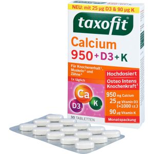 bodyguardapotheke TAXOFIT Calcium 950+D3+K Tabletten Tägliche Deals