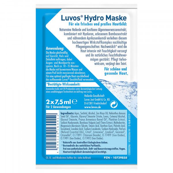 bodyguardapotheke LUVOS Heilerde Hydro Maske Naturkosmetik Tiefpreis