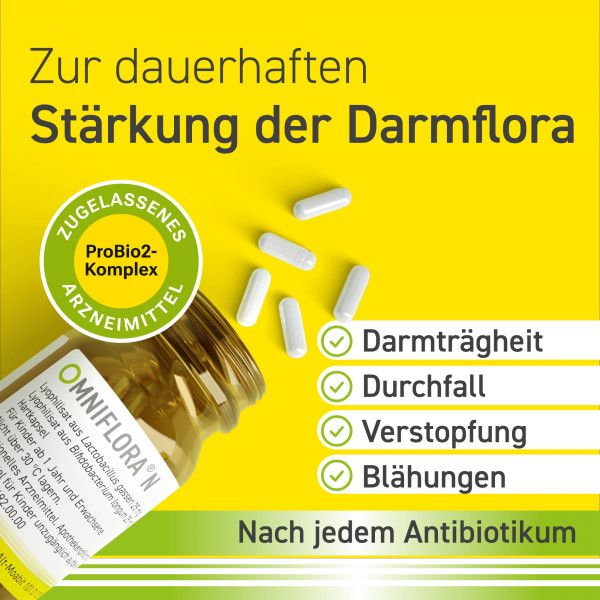 bodyguardapotheke Omniflora® N – Probiotika Kapseln für die Darmflora Bis zu 65% Rabatt