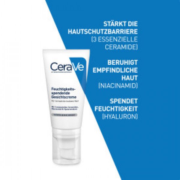 bodyguardapotheke CERAVE feuchtigkeitsspendende Gesichtscreme 50% Rabatt für begrenzte Zeit