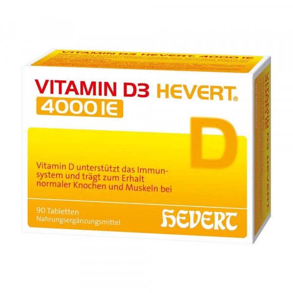 bodyguardapotheke VITAMIN D3 HEVERT 4.000 I.E. Tabletten Schlussverkauf