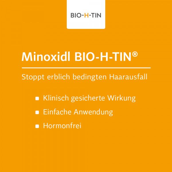 bodyguardapotheke MINOXIDIL BIO-H-TIN® 50mg/ml für Männer Limitierter Zeitrabatt