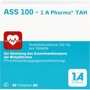 bodyguardapotheke ASS 100-1A Pharma TAH Tabletten Fabrik Onlineshop