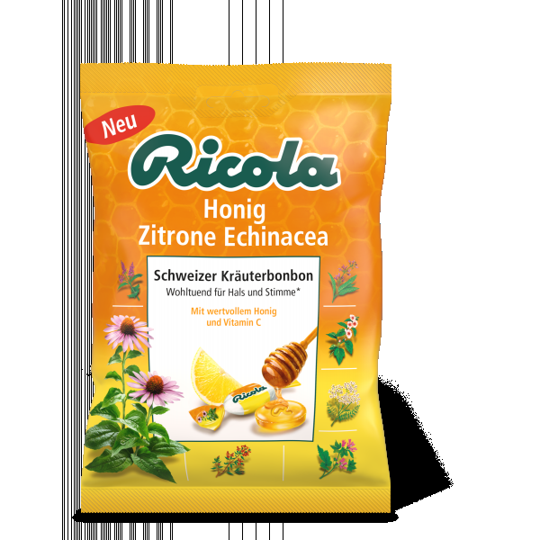 bodyguardapotheke RICOLA m.Z.Beutel Echinacea Honig Zitrone Bonbons Fabrikpreis