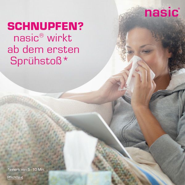 bodyguardapotheke NASIC Nasenspray abschwellendes Schnupfenspray mit Xylometazolin & Dexpanthenol Exklusivangebot