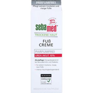 bodyguardapotheke SEBAMED Trockene Haut parfümfrei Fußcreme Urea10% Kauf eins, bekomm eins gratis