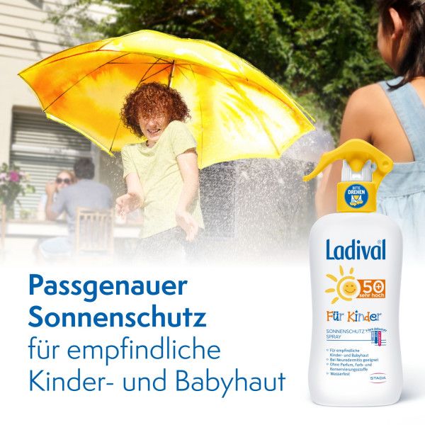 bodyguardapotheke LADIVAL Kinder Sonnenschutz Spray LSF 50+ Kostenlose Rückgabe