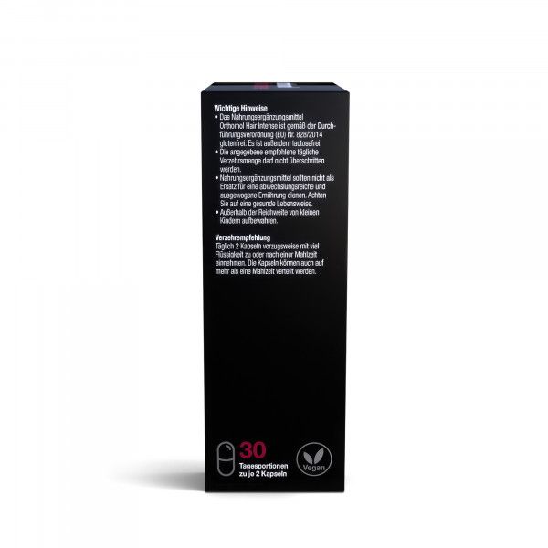 bodyguardapotheke ORTHOMOL Hair intense Kapseln Letzter Tag