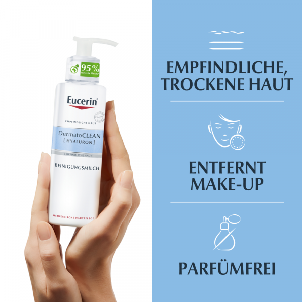 bodyguardapotheke EUCERIN DermatoCLEAN Hyaluron Reinigungsmilch Kostenloser Versand international