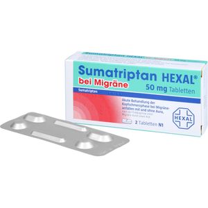 bodyguardapotheke SUMATRIPTAN HEXAL bei Migräne 50 mg Tabletten Top Angebot