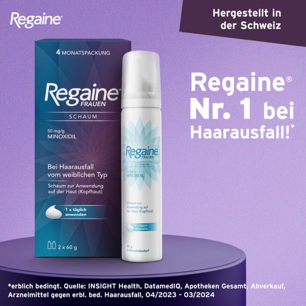 bodyguardapotheke REGAINE Frauen Schaum 50 mg/g bei Haarausfall vom weiblichen Typ Exklusive Angebote