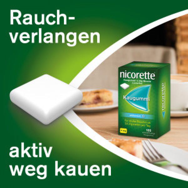 bodyguardapotheke NICORETTE Kaugummi 4 mg whitemint Letzte 3 Tage