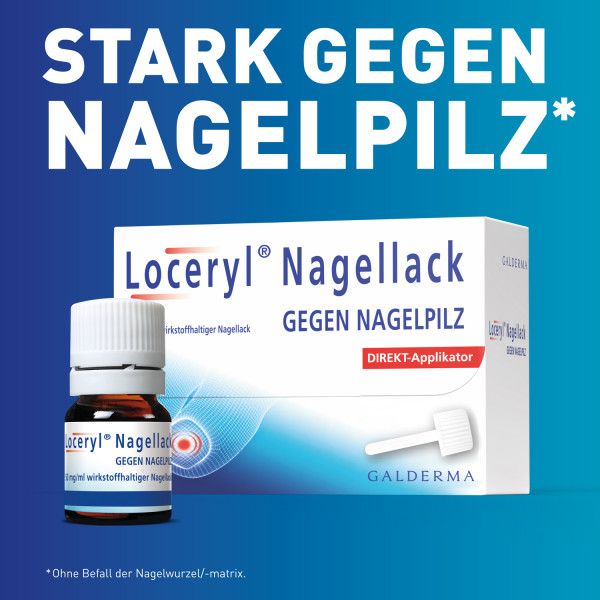 bodyguardapotheke LOCERYL Nagellack gegen Nagelpilz DIREKT-Applikat Letzte 2 Tage