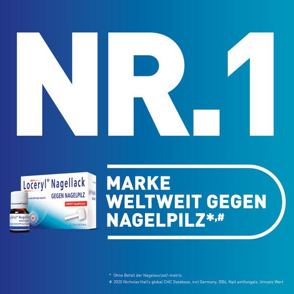 bodyguardapotheke LOCERYL Nagellack gegen Nagelpilz DIREKT-Applikat Letzte 2 Tage