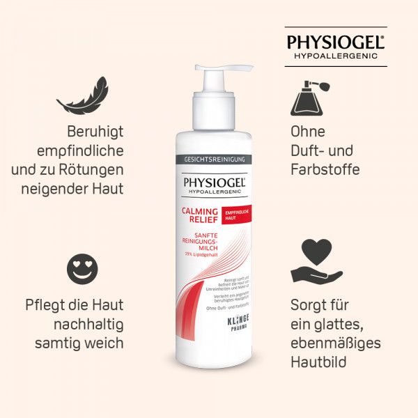 bodyguardapotheke PHYSIOGEL Calming Relief sanfte Reinigungsmilch Bis zu 50% Rabatt