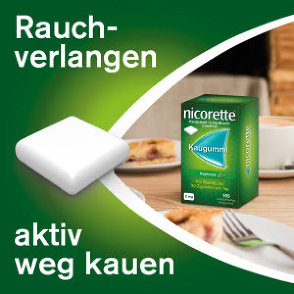 bodyguardapotheke NICORETTE 2 mg freshmint Kaugummi Nur für heute