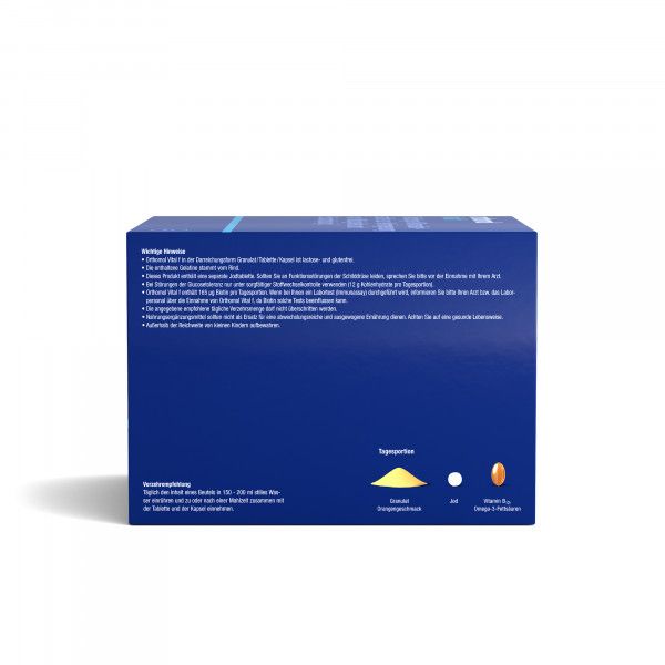 bodyguardapotheke ORTHOMOL Vital F 30 Tagesportionen Granulat Tablette Kapsel Nur noch ein Tag übrig