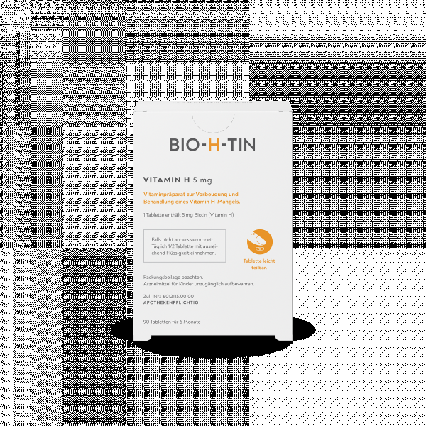 bodyguardapotheke BIO-H-TIN Vitamin H 5 mg für 6 Monate Tabletten Riesige Rabatte