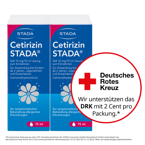 bodyguardapotheke CETIRIZIN STADA Saft 10 mg/10 ml Meist gekauft