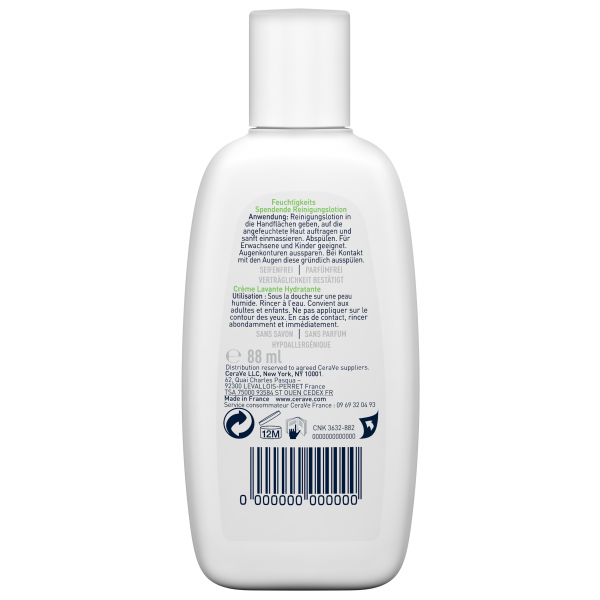 bodyguardapotheke CERAVE feuchtigkeitsspendende Reinigungslotion Zeitlich begrenztes Angebot