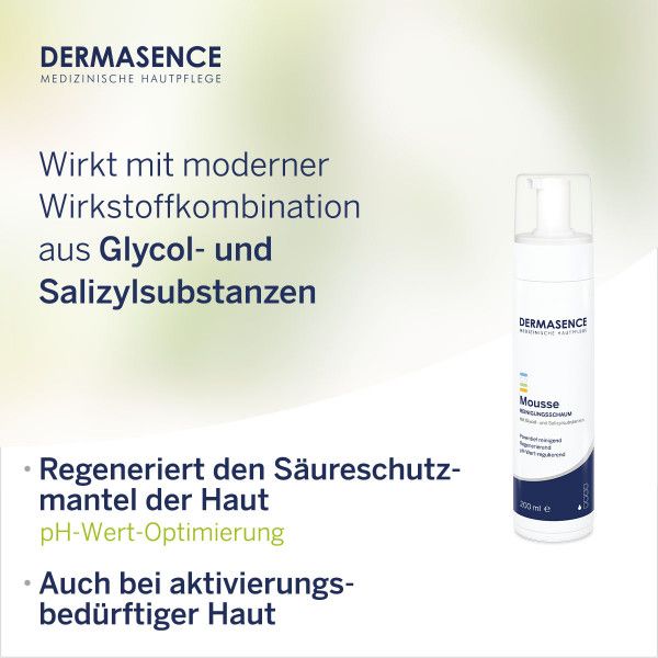 bodyguardapotheke DERMASENCE Mousse Reinigungsschaum Begrenzt auf 3 Tage