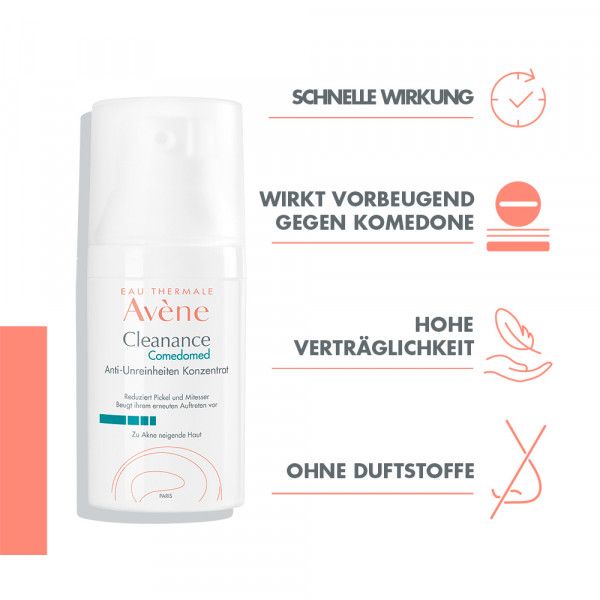 bodyguardapotheke Avène Cleanance Comedomed Anti-Unreinheiten Konzentrat bei Akne und Pickeln 2025