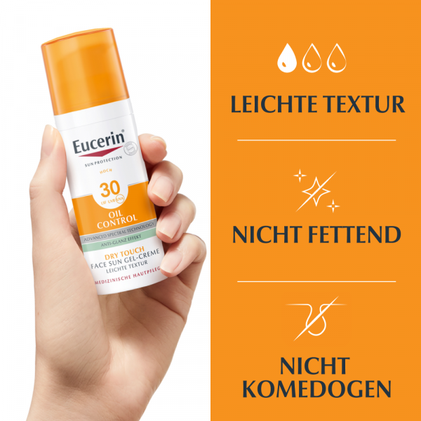 bodyguardapotheke EUCERIN Sun Gel-Creme Oil Contr.Anti-Gl.Eff.LSF 30 Online
