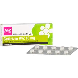 bodyguardapotheke CETIRIZIN AbZ 10 mg Filmtabletten Meist gekauft
