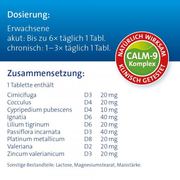 bodyguardapotheke CALMVALERA Hevert Tabletten Sonderangebot