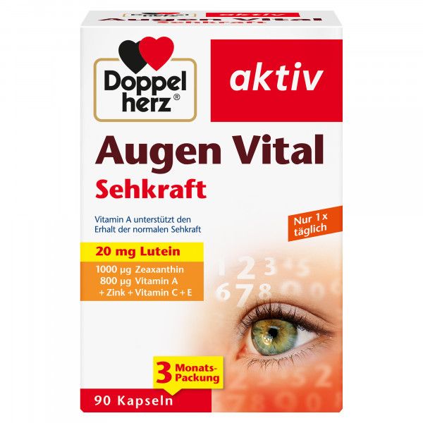 bodyguardapotheke DOPPELHERZ Augen Vital Sehkraft aktiv Kapseln Black Friday