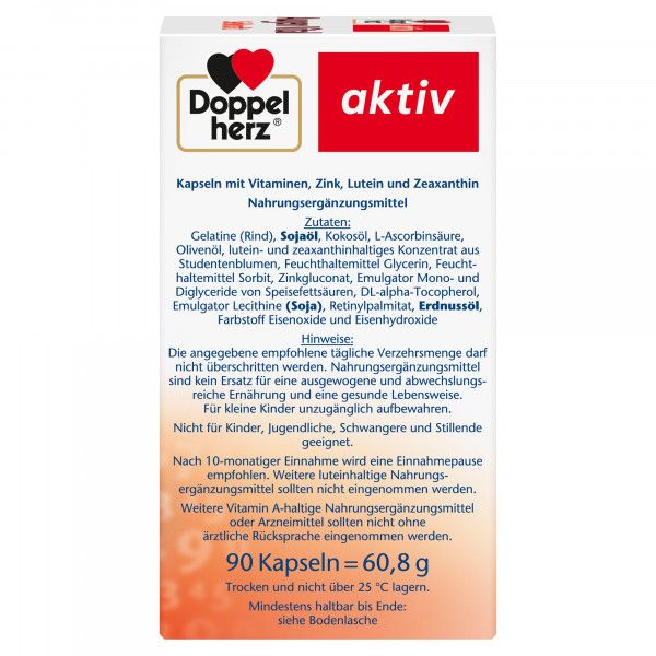 bodyguardapotheke DOPPELHERZ Augen Vital Sehkraft aktiv Kapseln Black Friday
