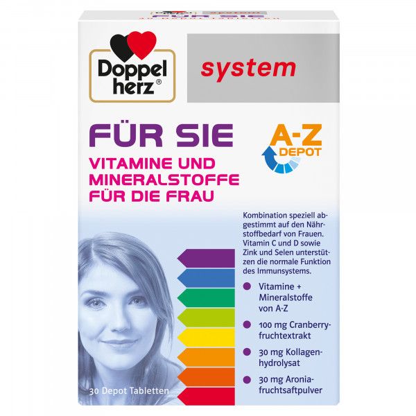 bodyguardapotheke DOPPELHERZ für SIE system Tabletten Weihnachtsangebot