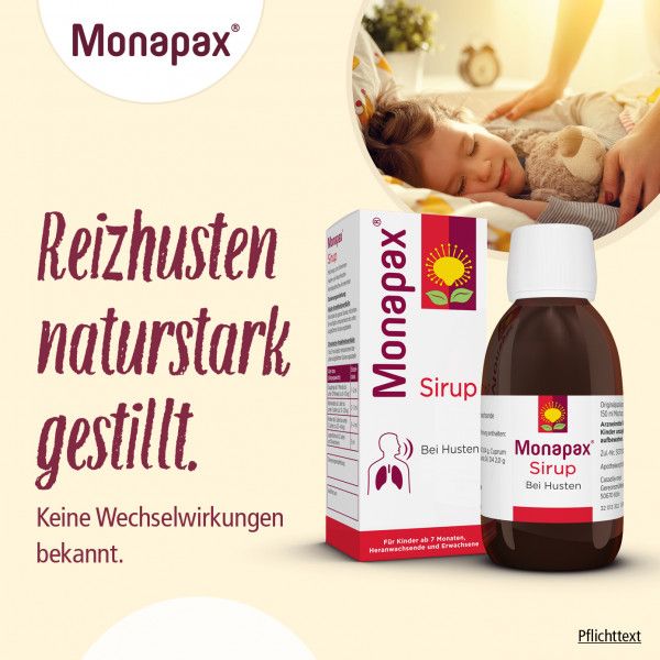 bodyguardapotheke MONAPAX Sirup bei Husten und Keuchhusten Valentinstagsangebot