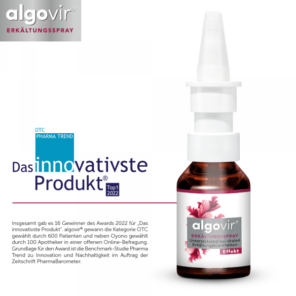 bodyguardapotheke ALGOVIR Effekt Erkältungsspray Kostenloser Versand international