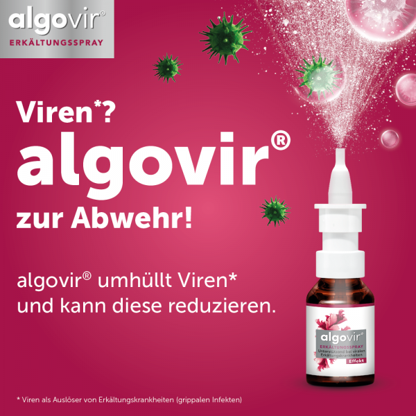 bodyguardapotheke ALGOVIR Effekt Erkältungsspray Kostenloser Versand international