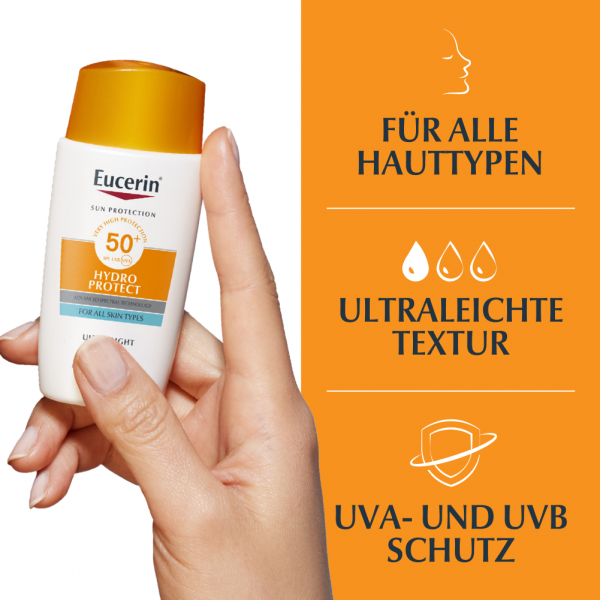 bodyguardapotheke EUCERIN Sun Fluid Hydro Protect Face LSF 50+ Weihnachtsangebot